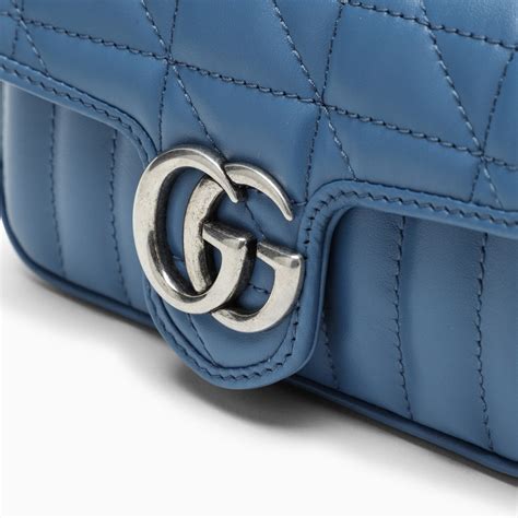 gucci sky blue bag|gucci marmont bag blue.